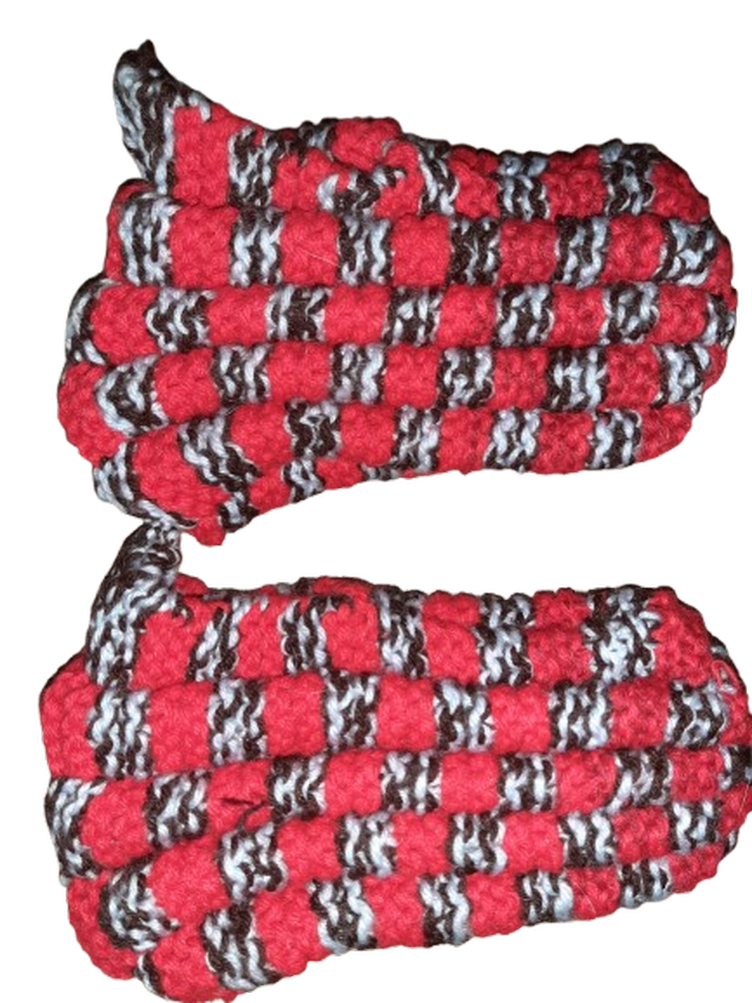 Pair 4 view 1 — Adult Medium cozy knit slippers