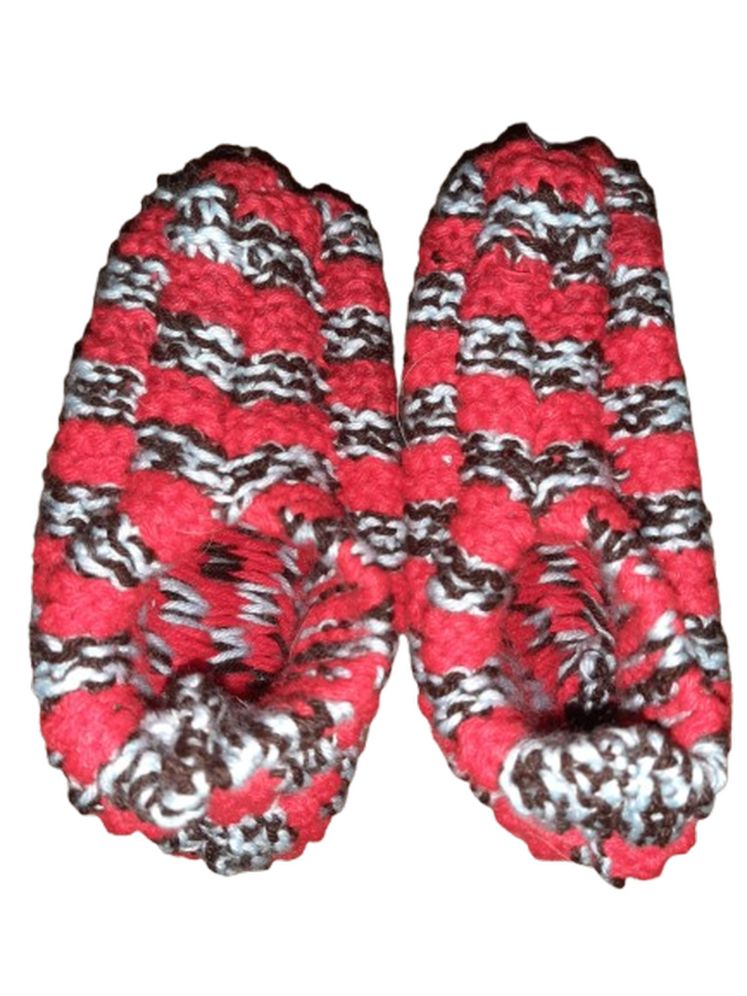 Pair 4 view 2 — Adult Medium cozy knit slippers
