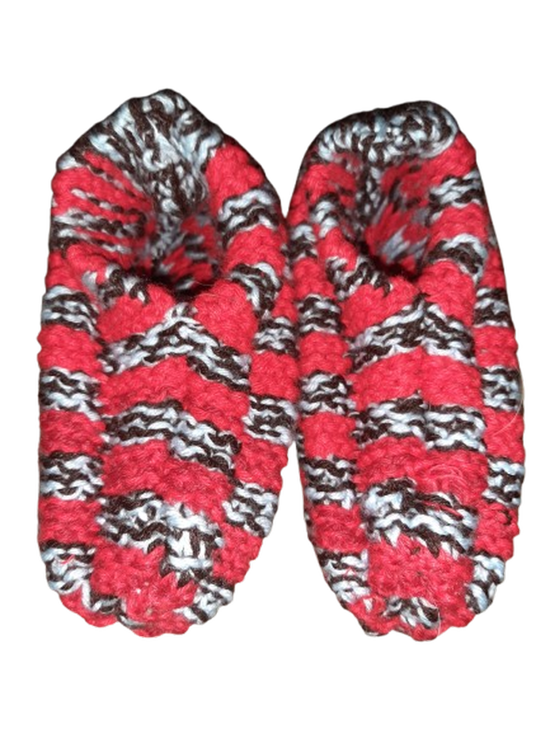 Pair 4 view 3 — Adult Medium cozy knit slippers