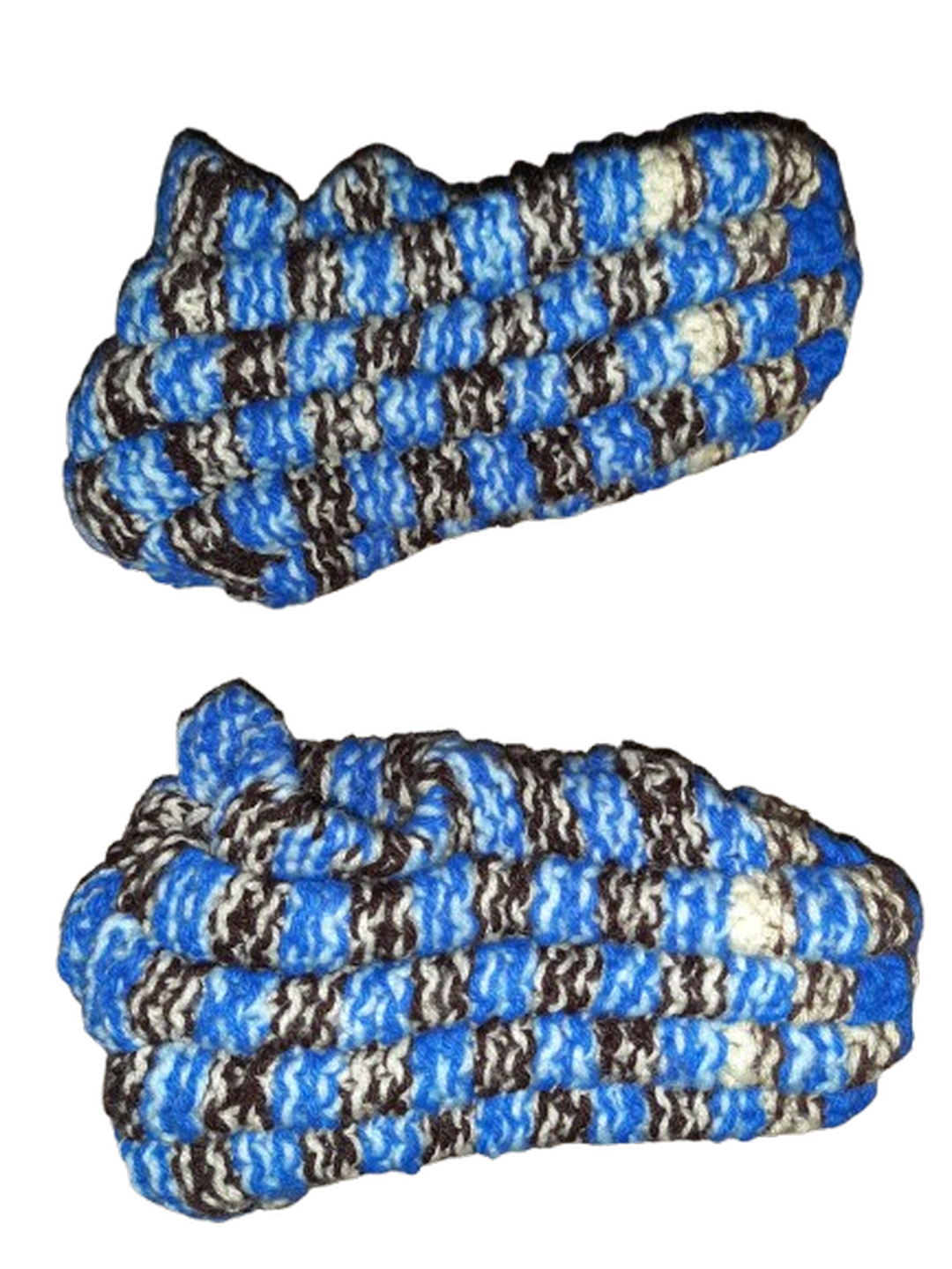 Pair 5 view 1 — Adult Medium cozy knit slippers