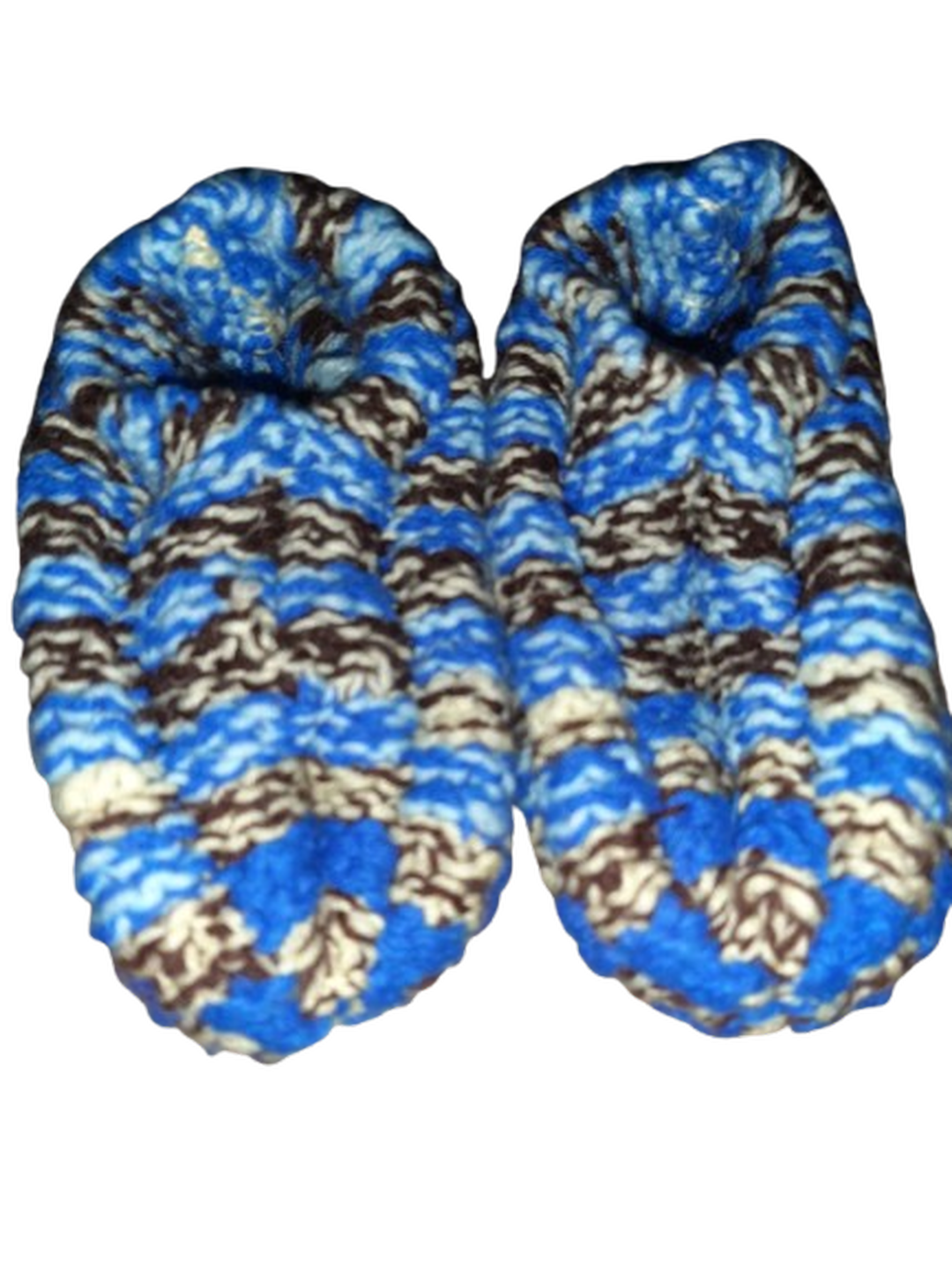 Pair 5 view 3 — Adult Medium cozy knit slippers