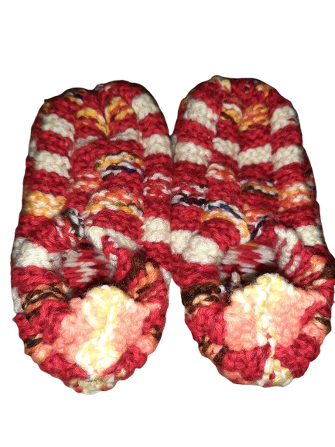 Pair 6 view 1 — Adult Medium cozy knit slippers