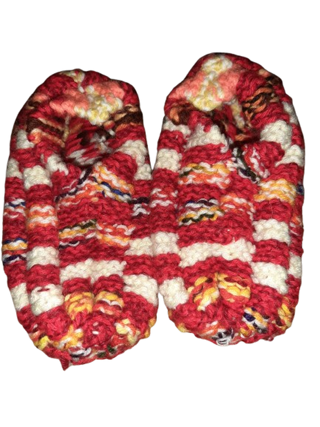 Pair 6 view 2 — Adult Medium cozy knit slippers