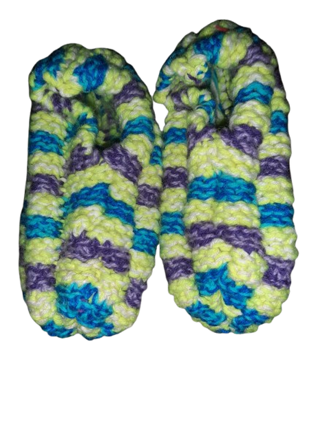 Pair 8 view 2 — Adult Medium cozy knit slippers