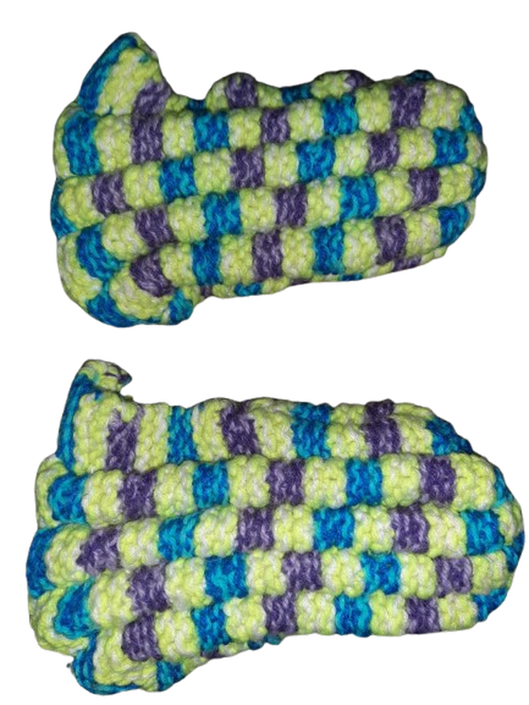 Pair 8 view 3 — Adult Medium cozy knit slippers