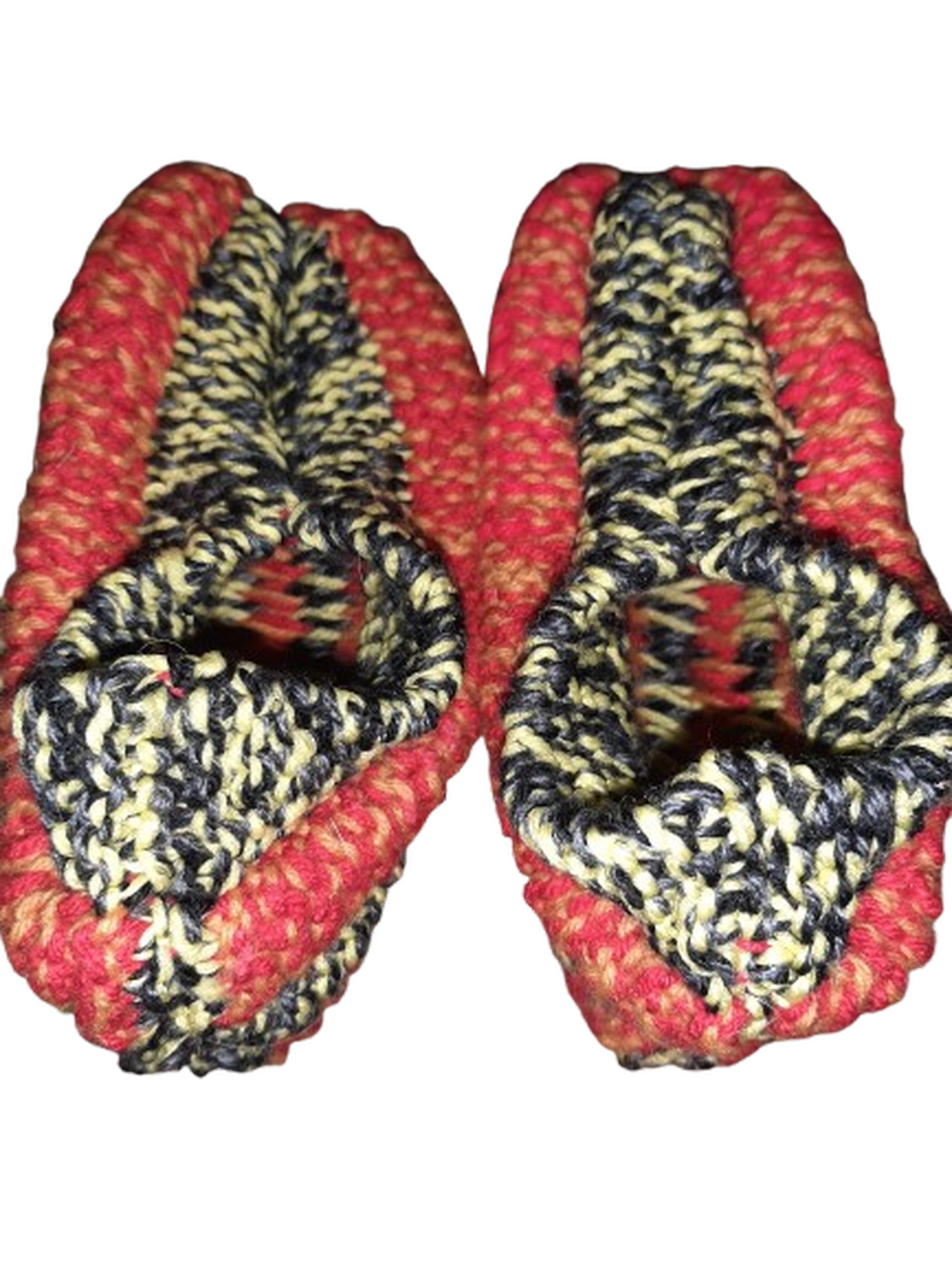 Pair 9 view 2 — Adult Medium cozy knit slippers