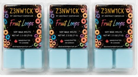 Fruit Loops wax melts row