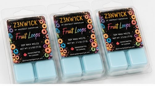 Fruit Loops wax melts diagonal