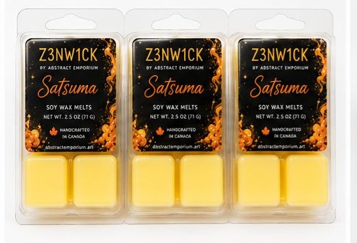 Satsuma wax melts front view