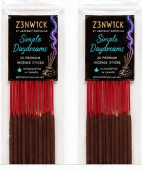 Simple Daydreams incense fanned