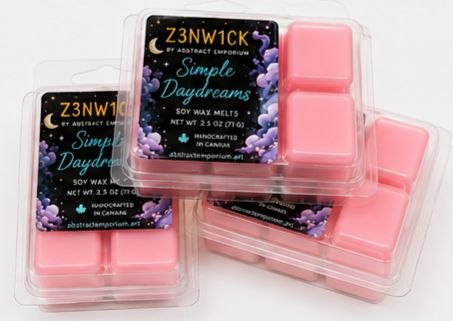 Simple Daydreams wax melts row